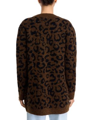 Leopard Open Front Cardigan - Exclusive