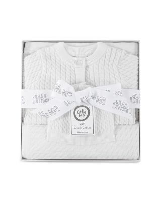 Cable Sweater, Hat & Blanket Gift Box - Baby