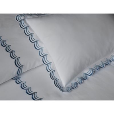 Stella Scalloped Embroidered Standard Sham