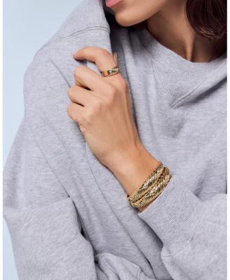 Kamilla Brass Gold Cuff Bracelet