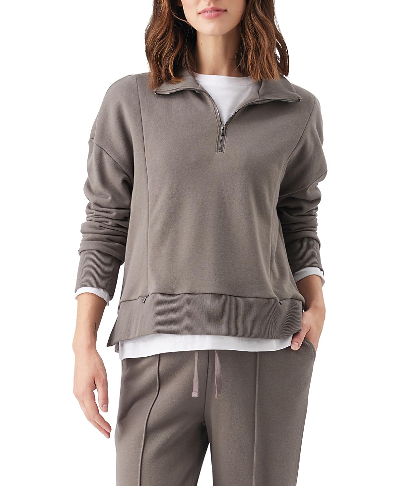 Ripe Maternity Terry Nursing Sweat Sweater In Brown