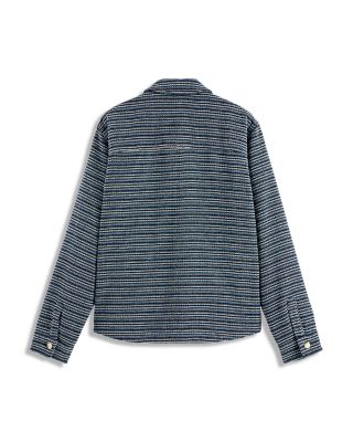 Structured Striped Overshirt