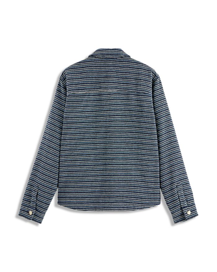 Structured Striped Overshirt