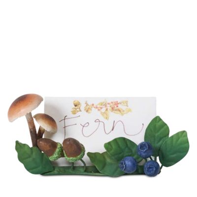 Forest Walk Mushroom & Acorn Place Card Holders, Set of 4