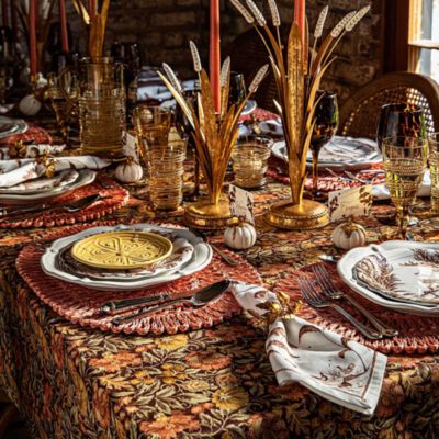 Willa Amber Tablecloth, 60" x 120"