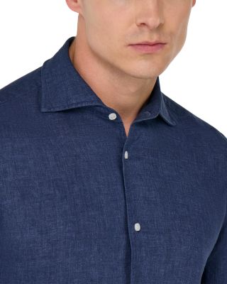 Linen Button Front Shirt