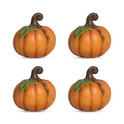 Forest Walk Pumpkin Place Card Holders, Set of 4