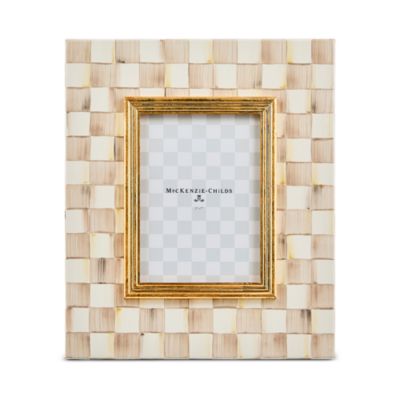 Mocha Check Frame, 5" x 7"