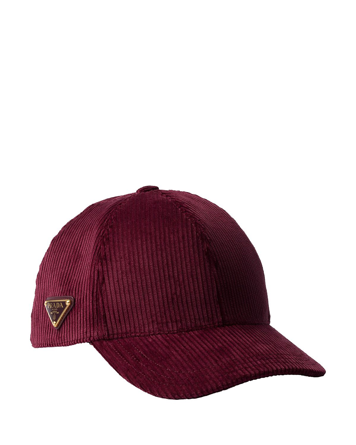 Prada Corduroy Baseball Cap