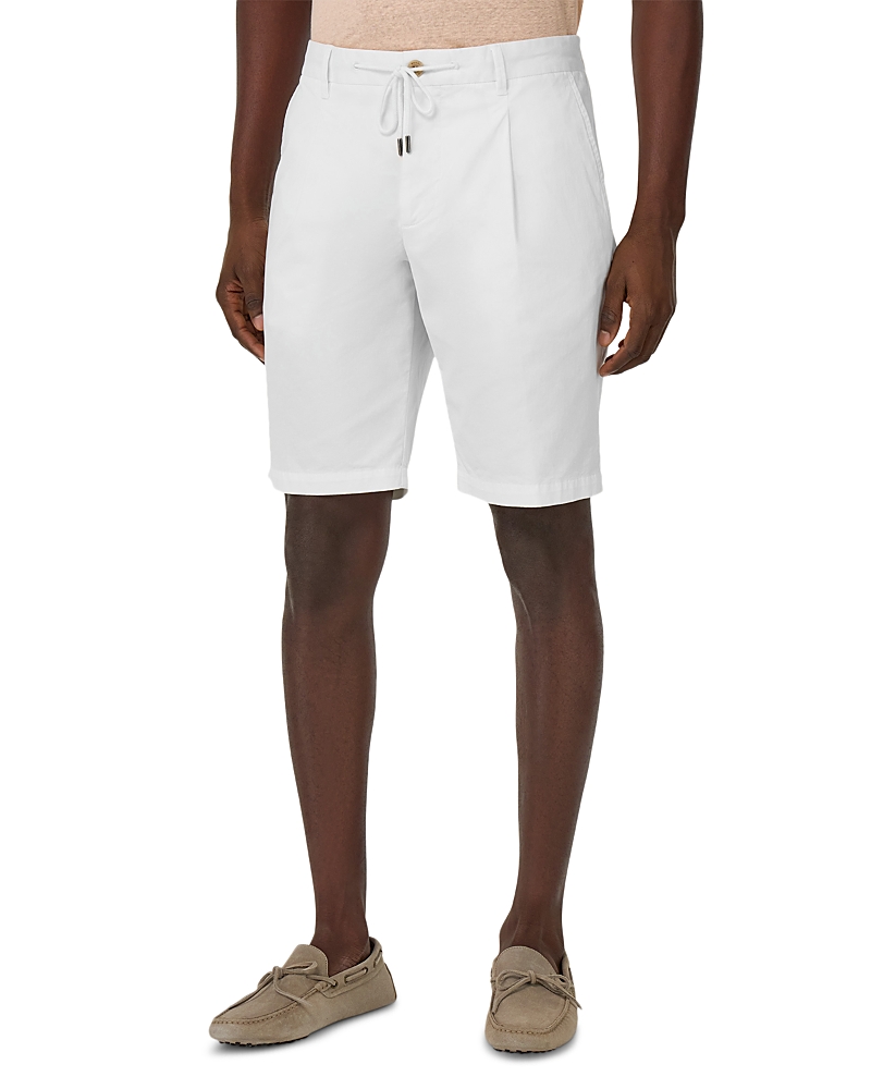 Boggi Milano Cotton Stretch Drawstring Bermuda Shorts