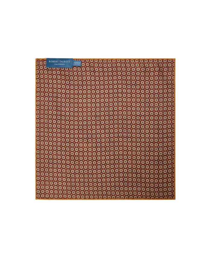 Collins Reversible Paisley Silk Pocket Square