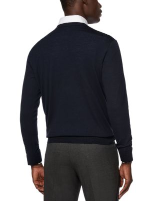 Merino Wool V-Neck Sweater