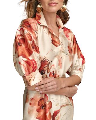 Floral Print Shirtdress