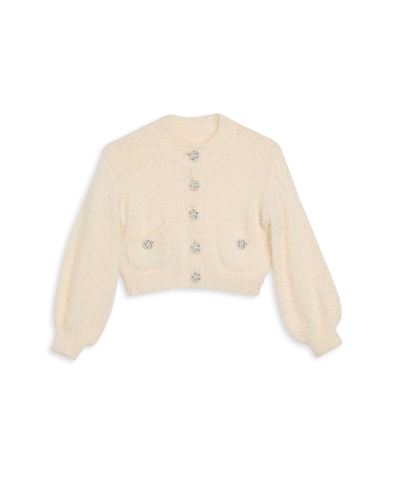 Bardot Girls' Sophia Cardigan - Little Kid, Big Kid In Neutral