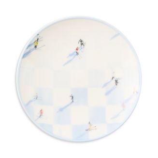 MacKenzie-Childs Gray Malin Ski Holiday Appetizer Plates, Set of 4 - Exclusive | Bloomingdale's Home