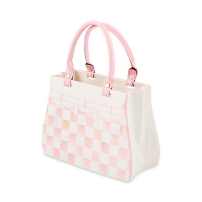 Rosy Check Doodles Handbag Vase