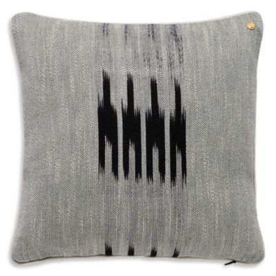 Peshtemal Cotton Ikat Decorative Pillow, 20" x 20"