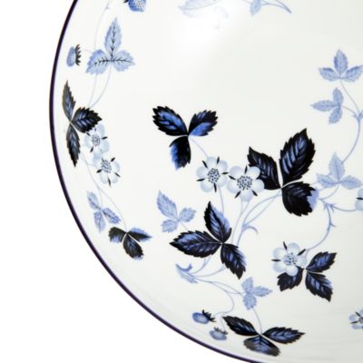 Wild Strawberry Inky Blue Dinnerware 4 Piece Plate Setting
