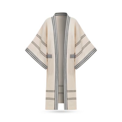 Peshtemal Kimono with Kutnu Trim