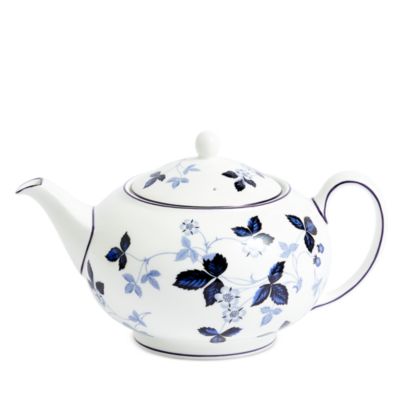 Wild Strawberry Inky Blue Teapot