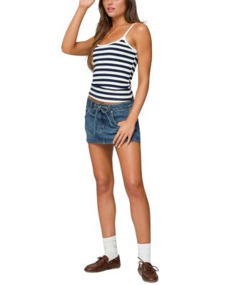 Bailee Striped Ribbed Tank Top