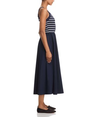 Scoop Neck Sleeveless Midi Dress