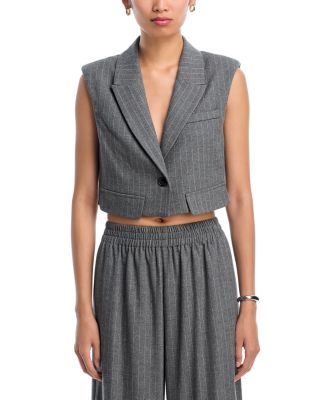 Cropped Vest & Wide Leg Pants - Exclusive