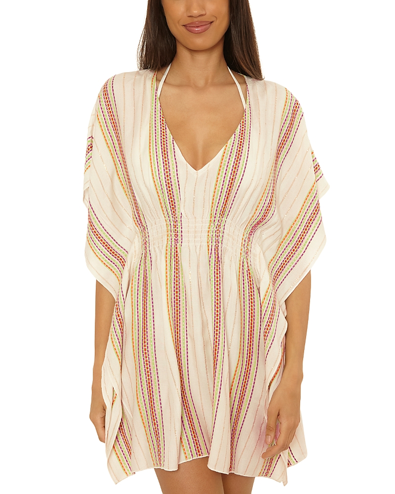 Becca By Rebecca Virtue Radiance Tunic Swim Cover-up In Multi