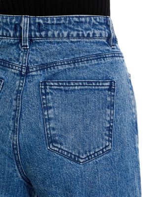 Feather Trim Jeans in Indigo - Exclusive