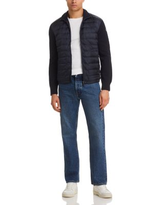 Padded Zip Up Cardigan