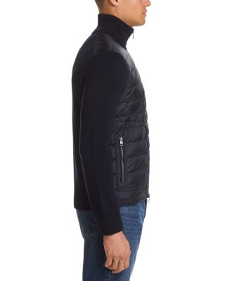 Padded Zip Up Cardigan