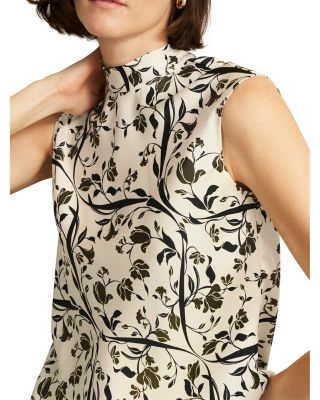 Harptree Floral Print Top