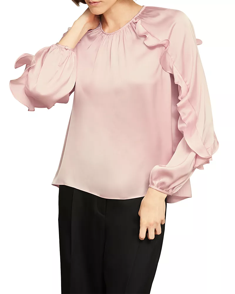 Hobbs London Babbington Ruffled Top
