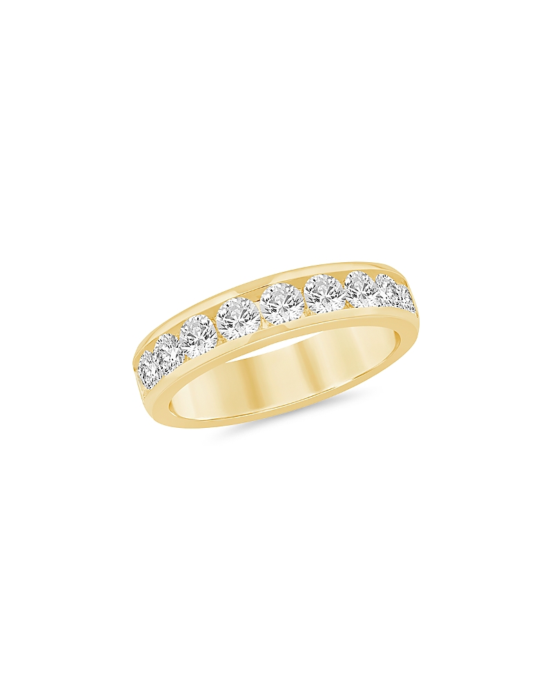 Bloomingdale's Fine Collection Diamond Channel Set Band Ring In 14k Yellow Gold, 1.50 Tcw In Gold