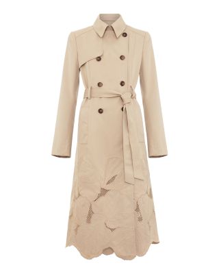 Elm Cutwork Trench Coat
