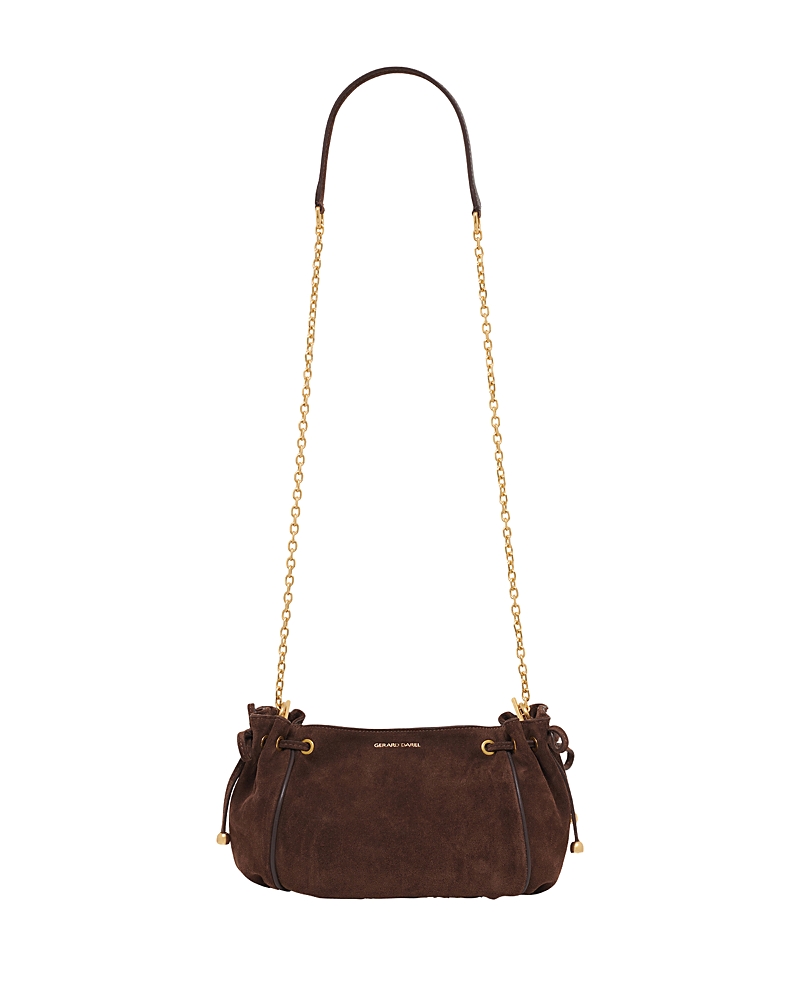 Gerard Darel Le Mini 24 Crossbody Bag In Brown