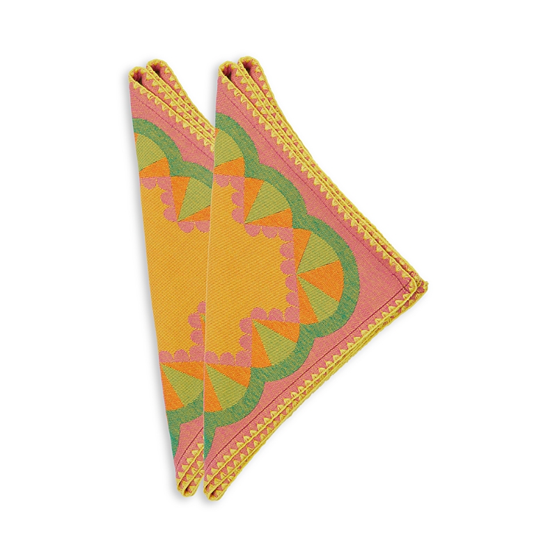Yinka Ilori Dara Napkins, Set Of 2 In Multi