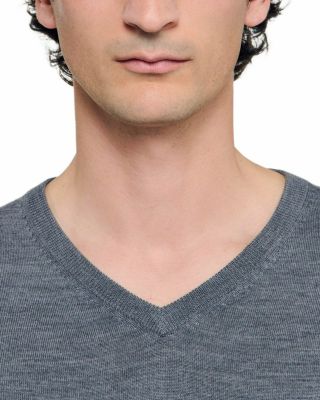 Merino Wool V-Neck Sweater