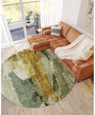 Dalyn Boca Washable BO6 Round Area Rug, 8' x 8'