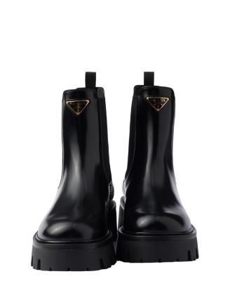 Women's Brushed Leather Booties