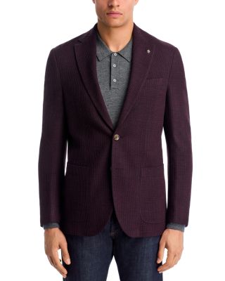 Hampton Textured Jersey Regular Fit Unstructured Sport Coat
