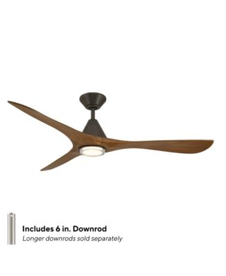  Fans Carve 60 in Selectable 2700-3000-4000-5000K LED Indoor or Outdoor Smart Home Ceiling Fan
