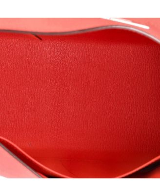 Kelly 28 Handbag Pink Epsom with Palladium Hardware