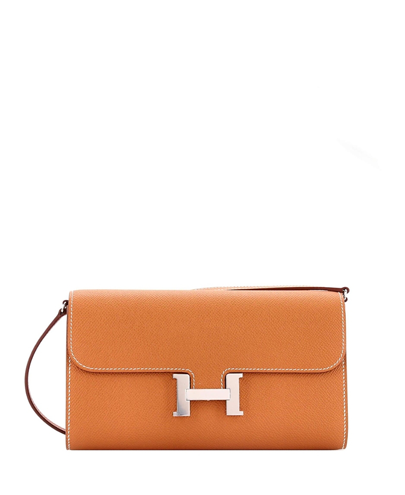 Pre-owned Pre-owned Hermes Hermes Constance To Go Wallet Epsom In Brown