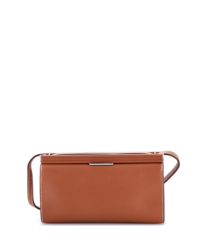 Pre-owned Pre-owned Hermes Hermes 21 Clic-h Shoulder Bag Evercolor In Brown