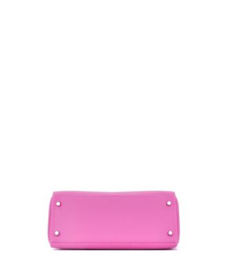 Kelly 28 Handbag Pink Evercolor with Palladium Hardware