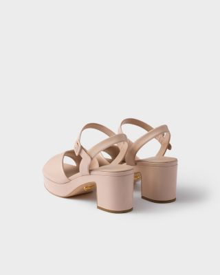 Women's Padded Nappa Leather Sandals
