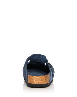 Men's Boston Clogs in Dark Blue 