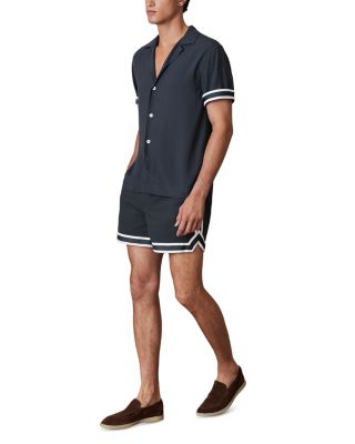 Asher Striped Cuff Camp Shirt