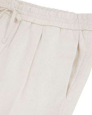Linen Drawstring 9.8" Shorts